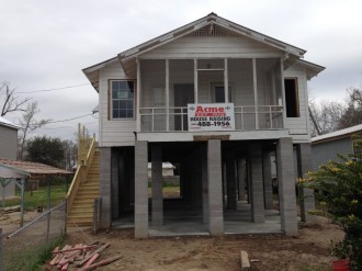 Pier and Piling Home Elevation New Orleans