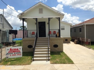 Concrete Slab Home Elevation New Orleans